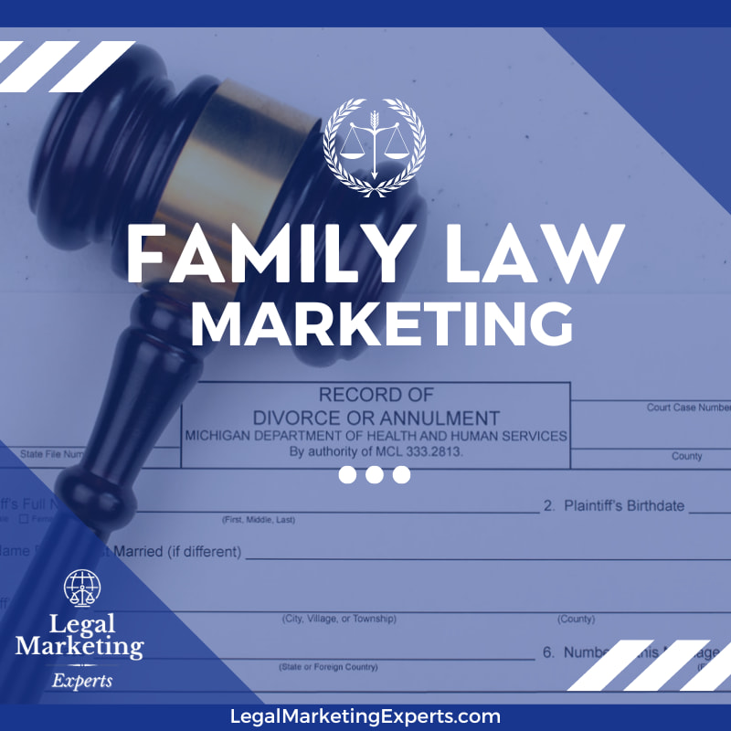 A gavel next to blank Michigan divorce papers symbolizing the family law marketing vertical for Legal Marketing Experts, a professional lawyer SEO agency